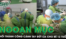 Nối thành công cánh tay đứt lìa cho học sinh bị tai nạn giao thông