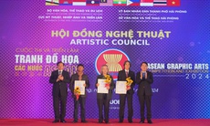 Triển lãm tranh Đồ hoạ các nước ASEAN 2024 thu hút 151 tác phẩm độc đáo đến từ 10 quốc gia