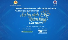 Xem trực tiếp chương trình Tôn vinh Thầy thuốc Việt Nam và trao giải Cuộc thi viết "Sự hy sinh thầm lặng" lần VI ở đâu?