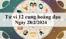 Tử vi 12 cung hoàng đạo hôm nay 28/2: Sư Tử thuận lợi, Bạch Dương tích cực