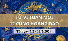 Tử vi tuần mới 12 cung hoàng đạo từ 5/2 - 11/2/2024: Kim Ngưu khó khăn, Cự Giải may mắn