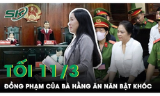 Tối 11/3: Đồng phạm bà Nguyễn Phương Hằng khóc nấc khi được toà hỏi về sự vắng mặt các bị can