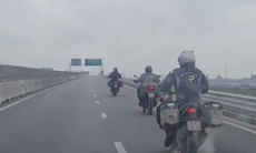 Tìm nhóm người chạy xe mô tô trên cao tốc Nghi Sơn - Diễn Châu