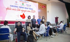 Hơn 100 công đoàn viên y tế hiến máu hưởng ứng 'Blouse trắng – Trái tim hồng'