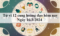 Tử vi 12 cung hoàng đạo hôm nay 16/3/2024: Cự Giải rắc rối, Bạch Dương tích cực