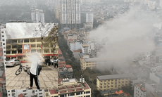 Công an Hà Nội thông tin vụ cháy trường học tại Hà Đông