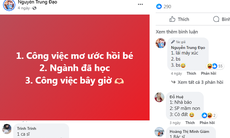 Cư dân mạng đua nhau ‘đu trend’ Ước mơ ngày bé và công việc hiện tại