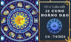 Tử vi tuần mới 12 cung hoàng đạo từ ngày 1/4 - 7/4/2024: Tiết lộ hữu ích cho các chòm sao