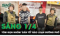 Sáng 1/4: Tóm gọn nhóm ‘dân tổ’ đầu trần lạng lách đánh võng náo loạn đường phố Hải Phòng