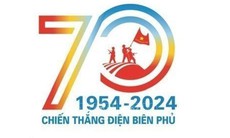 Mẫu logo chính thức tuyên truyền kỷ niệm 70 năm Chiến thắng Điện Biên Phủ