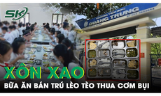 Phụ huynh bức xúc đến suýt khóc vì bữa ăn bán trú 27.000 đồng của học sinh: 'Thua xa cơm bụi lề đường'