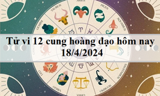 Tử vi 12 cung hoàng đạo hôm nay 18/4/2024: Cự Giải nghiêm túc, Bọ Cạp đa nghi