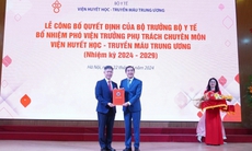 PGS.TS Nguyễn Quang Tùng giữ chức Phó Viện trưởng phụ trách chuyên môn Viện Huyết học - Truyền máu TW