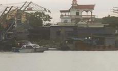 Dông lốc ở Quảng Ninh khiến thuyền nan bị lật, 4 ngư dân mất tích