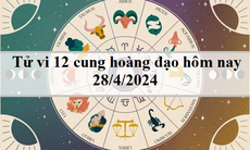 Tử vi 12 cung hoàng đạo hôm nay 28/4: Bảo Bình kiên nhẫn, Sư Tử thận trọng