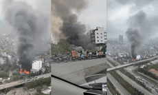 Video cháy lớn tại Mễ Trì, Nam Từ Liêm, Hà Nội