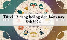Tử vi 12 cung hoàng đạo hôm nay 8/4/2024: Cự Giải căng thẳng, Nhân Mã may mắn