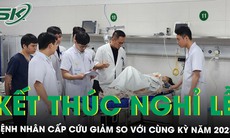 Kết thúc 5 ngày nghỉ bệnh nhân nhập viện cấp cứu giảm so với cùng kỳ năm 2023