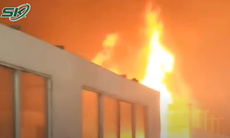 Cháy ở KCN Sông Mây làm một công nhân bỏng nặng toàn thân: Nghi do nổ bình dầu