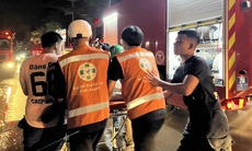 Ủy ban MTTQ Việt Nam phường Trung Hòa tiếp nhận ủng hộ nạn nhân vụ cháy ở phố Trung Kính