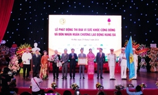 Hội Giáo dục chăm sóc sức khỏe cộng đồng Việt Nam đón nhận Huân chương Lao động hạng Ba