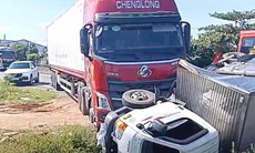 Lại tai nạn liên hoàn 3 xe ô tô ở Hà Tĩnh