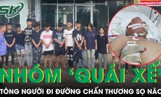 Bắt giữ nhóm 'quái xế' đánh võng tông người đi đường chấn thương sọ não