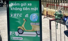 Dịch vụ trông xe không dùng tiền mặt tại Hà Nội: Tránh 'chặt chém'