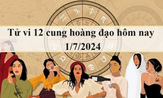 Tử vi 12 cung hoàng đạo hôm nay 1/7/2024: Thiên Bình thoải mái, Song Ngư mơ mộng