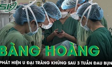 Đau vùng bụng hông phải, bất ngờ phát hiện khối u đại tràng lớn gây bán tắc ruột, hoại tử 