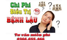 Chi phí chữa bệnh lậu ở Hà Nội hết bao nhiêu tiền