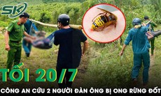 Tối 20/7: Giải cứu 2 người đàn ông nguy kịch do bị ong rừng đốt gần 100 vết