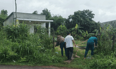 Điều tra, xác minh thi thể một phụ nữ bị thiêu cháy trong phòng tắm