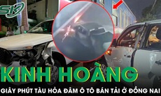 Nhân chứng kể lại giây phút kinh hoàng tàu hỏa đâm ô tô bán tải khiến 5 người thương vong