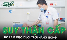 Suy thận cấp, huyết áp tụt khi phun thuốc sâu ngoài đồng nắng nóng
