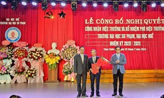 Trường Đại học Sư phạm Huế có tân Hiệu trưởng và Phó Hiệu trưởng