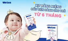 Xịt vệ sinh răng miệng phân loại dành riêng cho trẻ dưới 1 tuổi