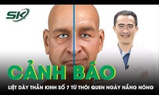 Liệt dây thần kinh số 7 từ thói quen ngày nắng nóng