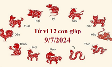 Tử vi 12 con giáp hôm nay 9/7/2024: Tý may mắn, Ngọ gặp bất lợi