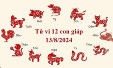 Tử vi 12 con giáp hôm nay 13/8/2024: Dần thông minh, Thìn đột phá