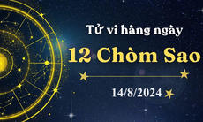 Tử vi 12 cung hoàng đạo hôm nay 14/8/2024: Bạch Dương nóng vội, Ma Kết vui vẻ