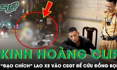 Sáng 16/8: clip đạo chích lao xe vào CSGT hòng giải cứu đồng bọn khi trộm xe bất thành