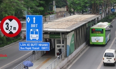 Hà Nội: Sẽ xén vỉa hè, dải phân cách dọc tuyến buýt nhanh BRT để giảm thiểu ùn tắc