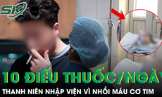 Hút hơn 10 điếu thuốc mỗi ngày, bệnh nhân trẻ tuổi phải cấp cứu vì nhồi máu cơ tim