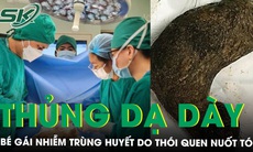 Bé gái thủng dạ dày, nhiễm trùng huyết vì hội chứng 'công chúa tóc mây'