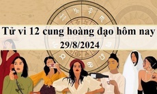 Tử vi 12 cung hoàng đạo hôm nay 29/8/2024: Xử Nữ tỉnh táo, Kim Ngưu bốc đồng