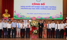 Trường Đại học Điều dưỡng Nam Định có thêm 2 phó Hiệu trưởng