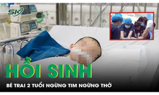 Bé trai 2 tuổi ngã xuống ao tím tái ngừng thở may mắn được hồi sinh
