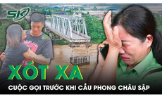 Khóc ngất tìm kiếm người thân ở cầu Phong Châu, vợ chồng mới gọi điện, 30 phút sau đã mất liên lạc