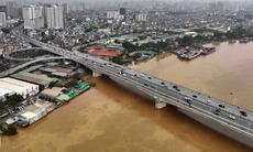 Ngày 13/9, lũ trên các sông tiếp tục xuống, lũ trên sông Hồng dưới báo động 2